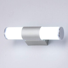 Luxe LED-badkamerlamp, roestvrij staal dat corrosiebestendigheid garandeert, aluminium lampbehuizing met industrieel design, geschikt voor