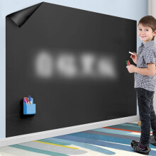 SelfAdhesive Magnetic Paper Roll for Office and Children's Room Walls 3ftx4ft black
