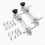 Adjustable roller skate plate for a custom fit, ideal for skate modifications (size 4142, black). 1