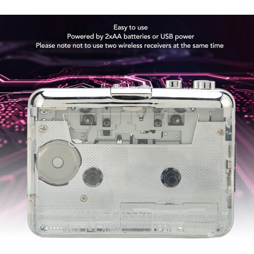 Portable Cassette Recorder with FM Function, 3.5mm Headphone Jack, DIR Button 1