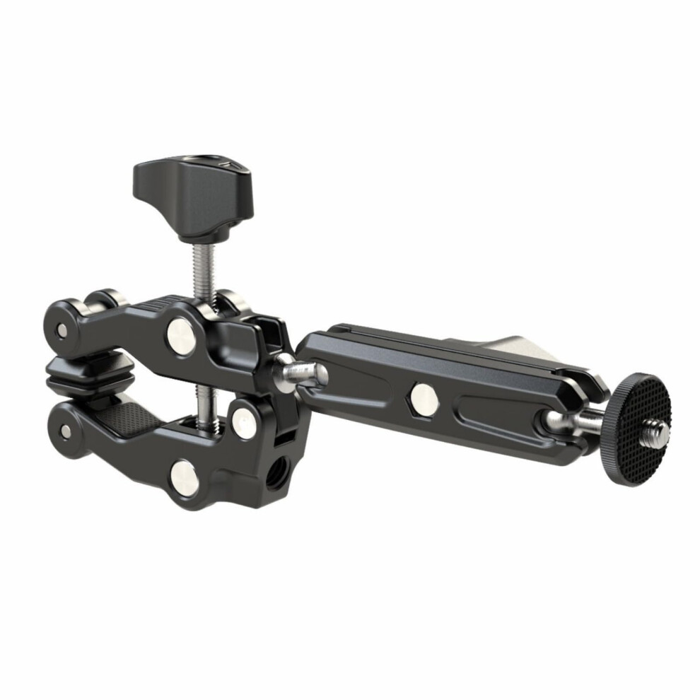 Multipurpose Photography Clamp Adjustable Double Ball Head Mount Holder Clip For Cameras And Microphones 9365049866637