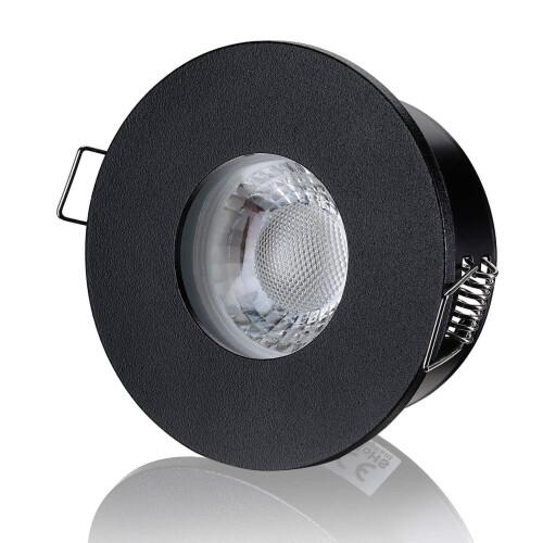 LED Spotlights IP65 Black – Modern Ceiling Light 230V 5W Dimmable