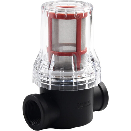 Water Pump Filter for Garden Pond, Flow Inline Mesh Strainer, Debris Protection, Model B 1