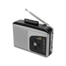 USB Cassette Reader with USB Power Cable, Tape to MP3 Converter, Microphone, Builtin Speaker, Voice Recorder, Portable