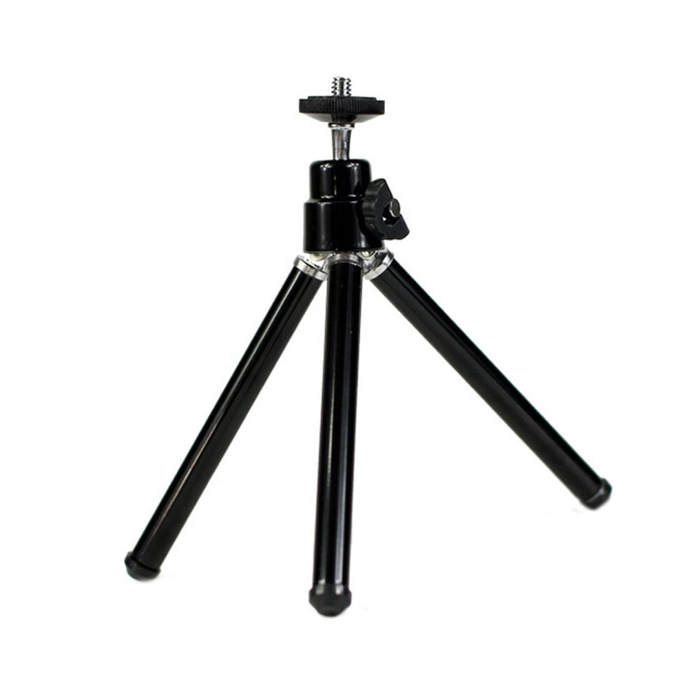 1 X Mini Aluminum Alloy Tripod 2 Section Tripod Stand For Projector Camera (Black) Black 9426802299229