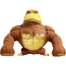 Funny Brown Monkey Toy, Stretch Gorilla Toy, Decompress Stress Relief Toy