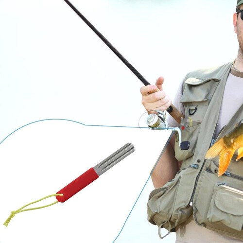 Fish Hook Sharpener DoubleSided NonSlip Fly Hook Sharpener Outdoor Fishing Accessories Tool 1
