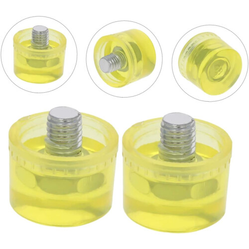 8pcs Rubber Mallet Tip Replacement Rubber Hammer Head 2 Inch Durable Easy Install Striking Head 1