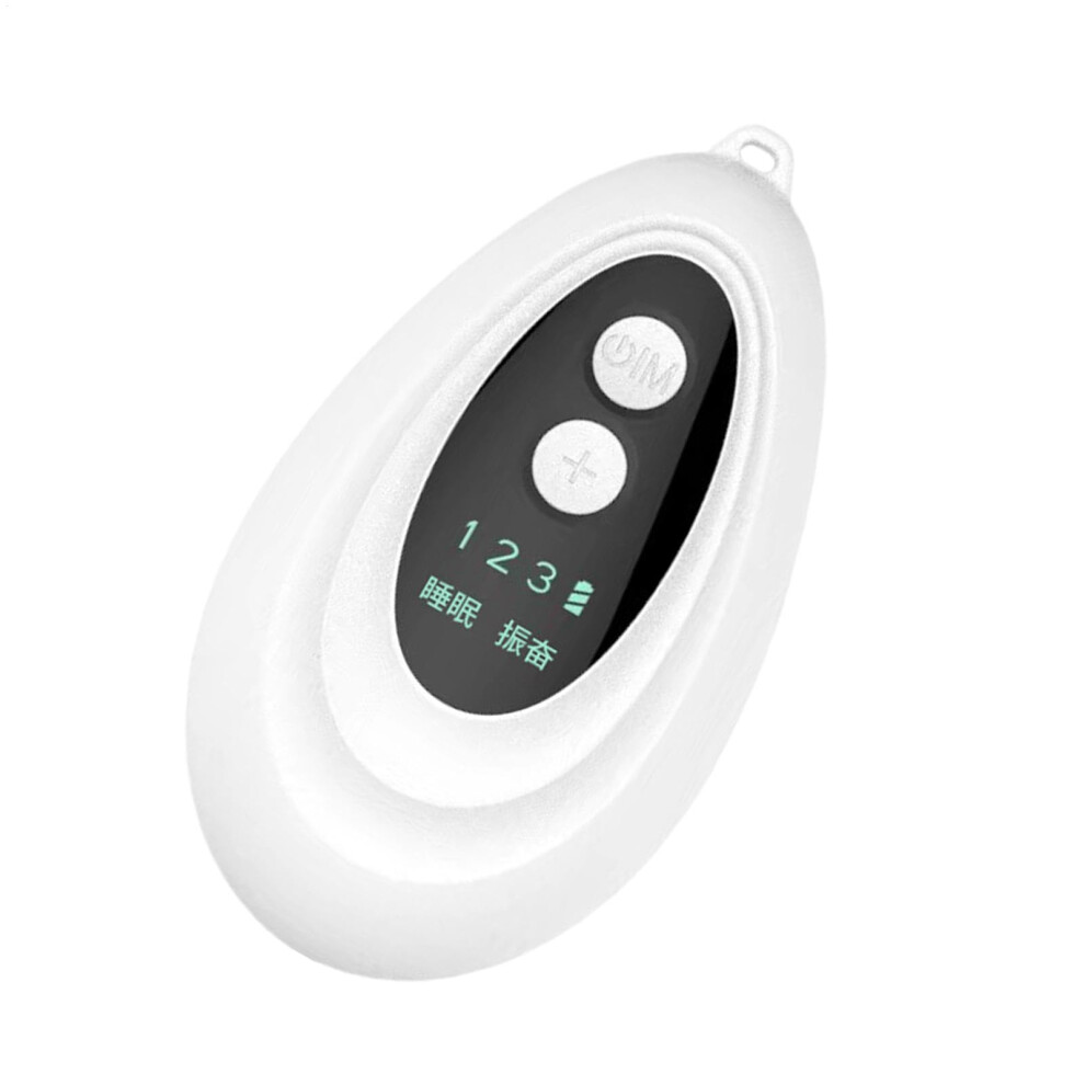Handheld Sleep Device Electric Sleep Aid Portable Sleep Machine Compact Rechargeable White For Women