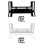 12cm PC Water Cooling Pump Radiator Support Bracket Mount-Black 3
