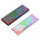 61 Keys Keyboard LED Backlit Full-Transparent Wired-Black 2