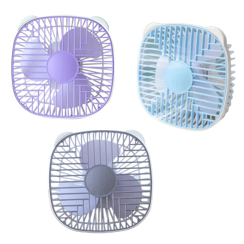 Ventilateur de plafond USB, ventilateur de bureau pour-Violet 1
