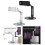 Support de tablette à 360 , bras Long, support à pince,-Argent 3