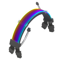 ARGB Sync LED carte graphique double rangée 8P ligne néon câble