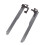 1Pair Laptop Replacements Left & Right LCD Hinges For DELL E3510 1