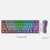 61 Keys Keyboard LED Backlit Full-Transparent Wired-Black 4