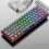 61 Keys Keyboard LED Backlit Full-Transparent Wired-Black 7