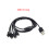 Multi-Micro-USB-Ladekabel, 1 x USB-Stecker auf 4 x-Weiß 4