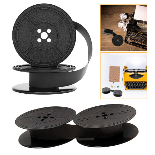 Mechanical English Typewriter Ribbon Twin Spool for OKI 1