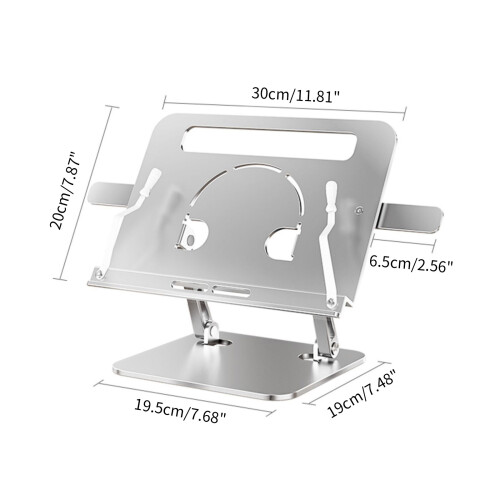 Foldable Laptop Stand Adjustable Pad Phone Bracket Holder 2