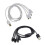 Câble répartiteur micro USB 4 en 1 USB mâle vers micro USB-Noir 3