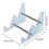 Clear Acrylic Display Holder Keyboard-Translucent gray   2 2