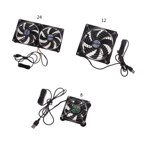Ventilateur de refroidissement pour routeur, grand Volume-8cm 2