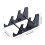 Clear Acrylic Display Holder Keyboard-Translucent gray   2 5