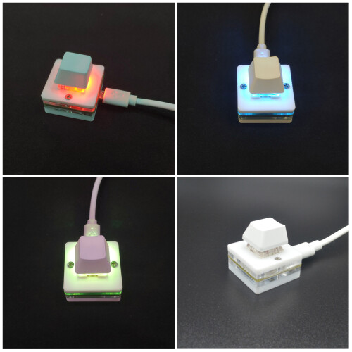 Clavier copier-coller à un bouton, clavier numérique-axe rouge 2