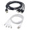 USB-Typ-C-Stecker, Multi-Ladekabel, Ladekabel für die-Schwarz 3