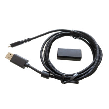Nylongeflochtenes USB-Ladekabel, USB-zu-Micro-Maus-Adapter für