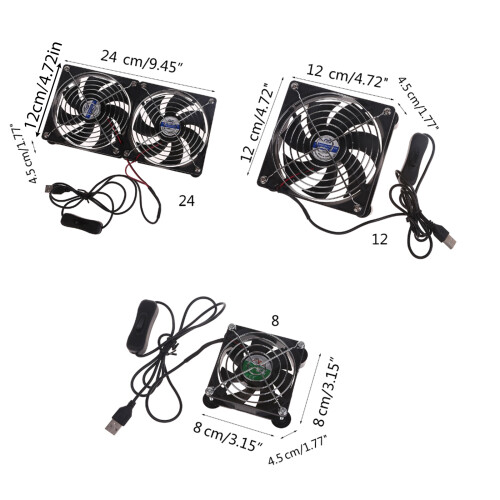 Ventilateur de refroidissement pour routeur, grand Volume-8cm 1