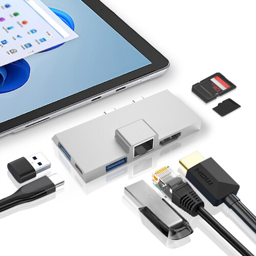 USB-C-Dockingstation für Surface Pro X/8/9 – Erweitern Sie Ihre 1