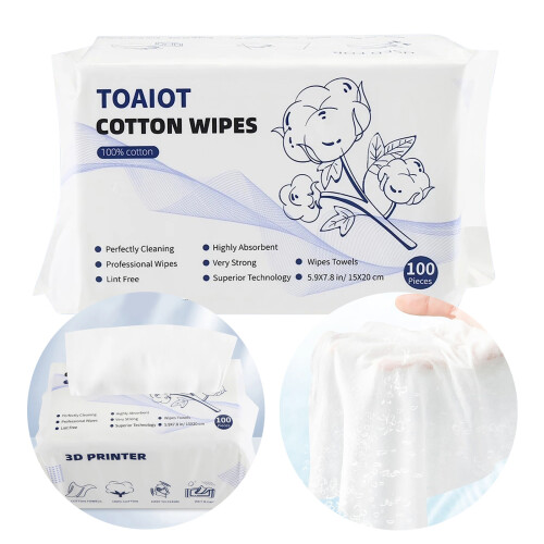 100Pcs 3D Printer Cleaning Tools Cleaning Cotton Wipes Cotton 1