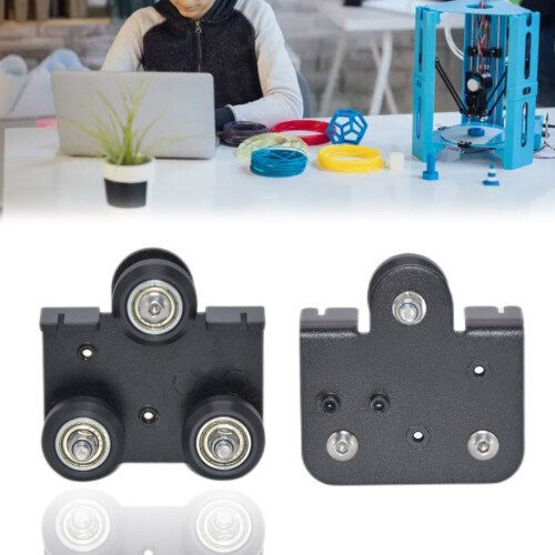 All- Metal Extruder Back Plate Bracket High-with wheels 2