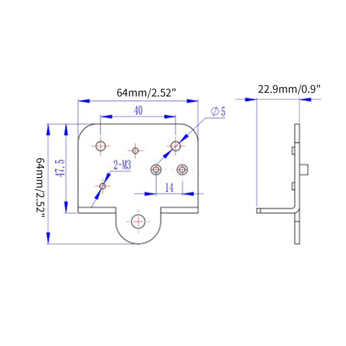Poulie de plaque de Support arrière d'extrudeuse-avec roues 1