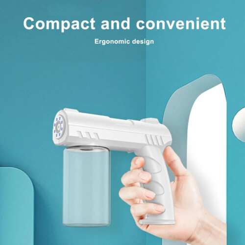 Wireless Nano Sprayer with Large Capacity, Adjustable Volume and Blue Light Sterilization for Home 2