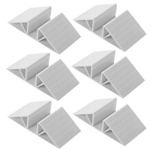 Freestanding Dog Gate Triangular Panels Configurable Wood Supports 6Pcs Reinforcement Accessories With Adhesive Bottom