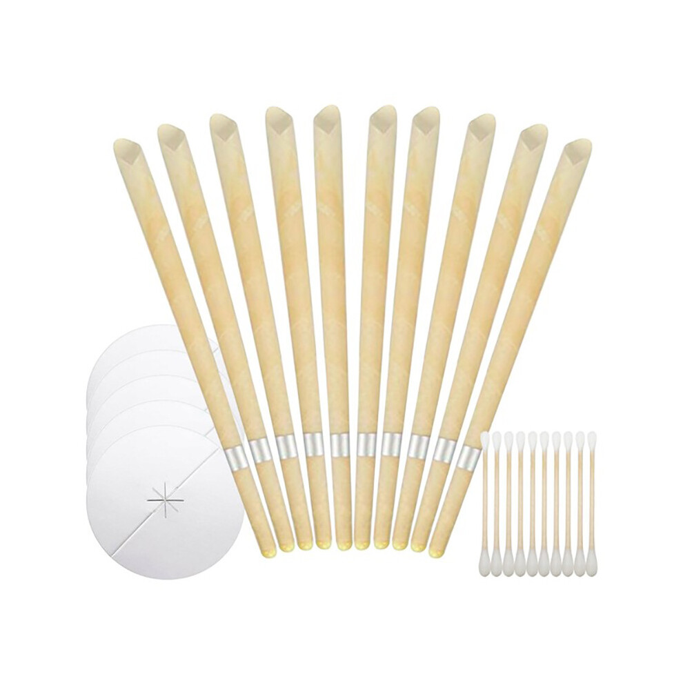 Ear Care Candling Kit, Drip Protection For Beeswax Candle Protectors, Safety & Hygiene In Ear Wax Removal, Portable And Reusable, Anti-Slip Design Ens