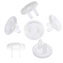 Child-Proof Outlet Protectors, Safe Secure Baby Safety, Transparent Design, Comprehensive Coverage For Home Office, 52 Pack