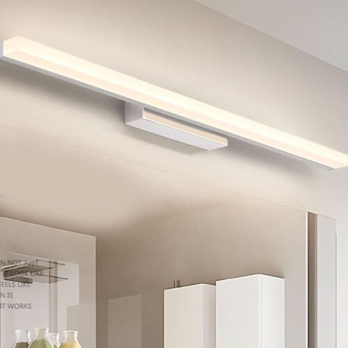 LED Vanity Light Bar, 3 Colors Changing, AntiFog, Modern, 80cm13W, Silver 2