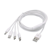 4-in-1-USB-C-Splitterkabel, Multi-Ladekabel mit 4-Weiß