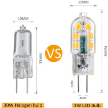 G4 LED-Lampen, 12 V, 30 W, Ersatz für Halogenlampen, umweltfreundliches, helles, warmweißes Licht (3000 K) für vielfältige Anwendungen, nicht