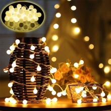 Magical Globe String Lights, Battery Operated Warm White For Indoor Outdoor Use, Add A Romantic Atmosphere To Your Special Moments