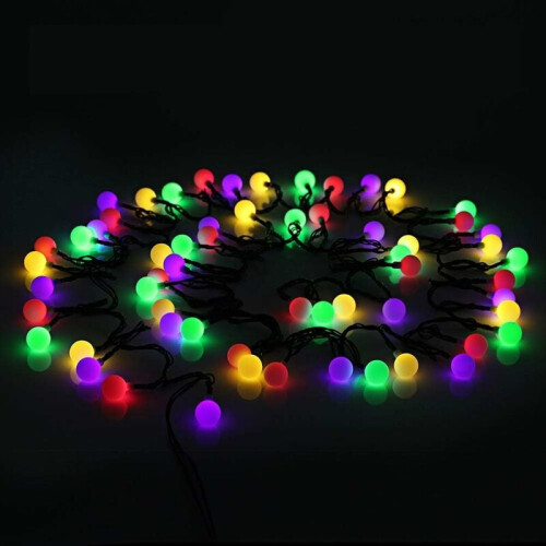 Battery Operated String Lights, Solar Powered Ensures Eco-friendly Usage With Built-in Light Sensor For Auto On/Off Functionality In Outdoor, Indoor, 1