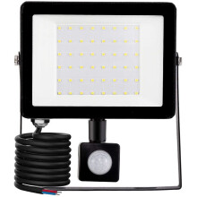 Projecteur extérieur, corps en aluminium robuste, installation facile, détecteur de mouvement pour garage, jardin ou terrasse, éclairage de