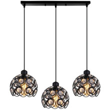 Lampada a sospensione con tecnologia di galvanizzazione, lampada da soffitto di design con fascino industriale moderno per qualsiasi stanza