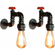 Høytemperatur bakt malingsvegglampe for stue, spisestue, hotellkorridorer, industriell steampunk retro-lampe med kreativitet og varme,