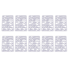 Plastic Number Tag for Beehives, 21x11cm, Detachable Sign