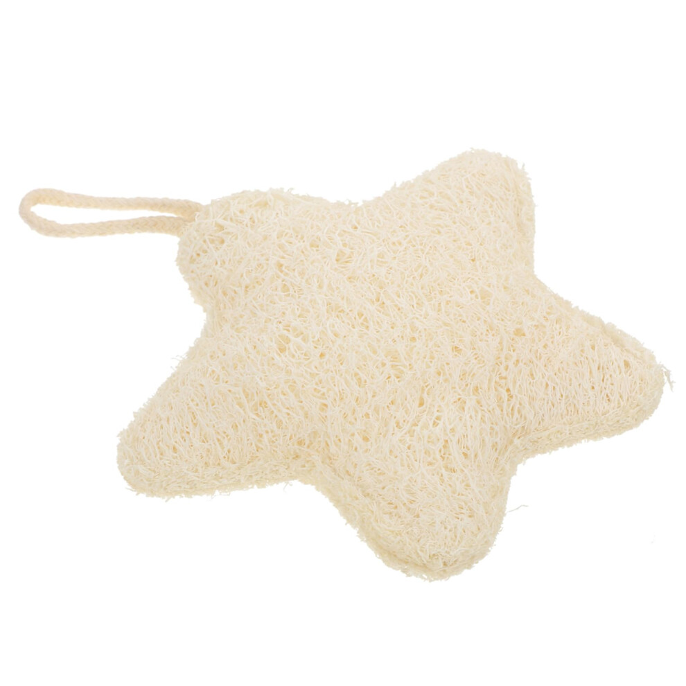 1 piece Cartoon Bath Towel Thickened Doublesided Loofah Cleaning Tool for Bathtub and for Body Cleaning Star Design